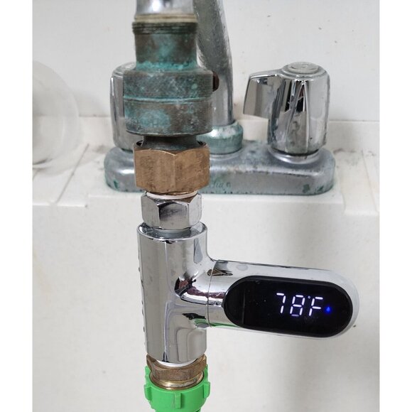 Garden Hose Thermometer Temperature Gauge Water Change Fish Tanks Aquariums F+C - Picture 10 of 10